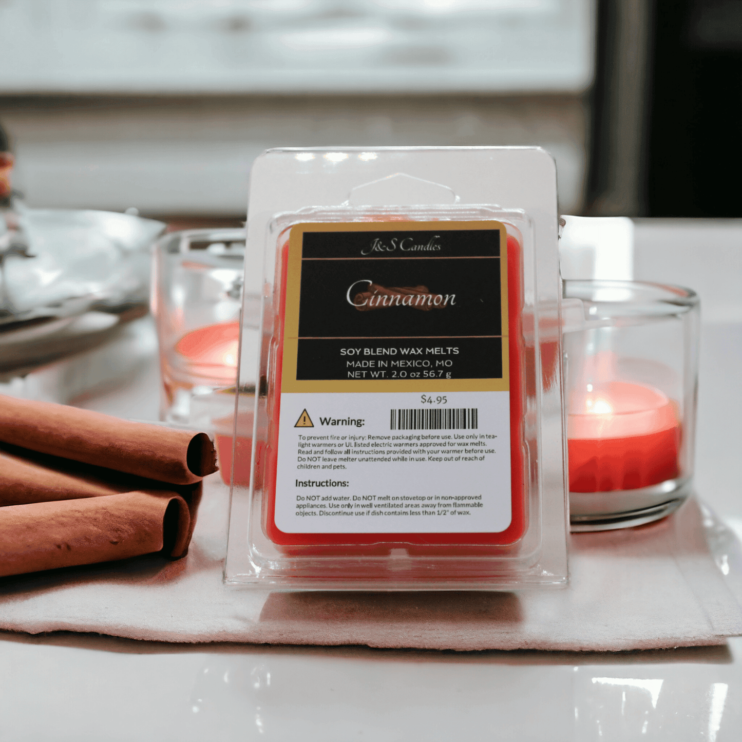 Cinnamon Wax Melts - J&S Candles