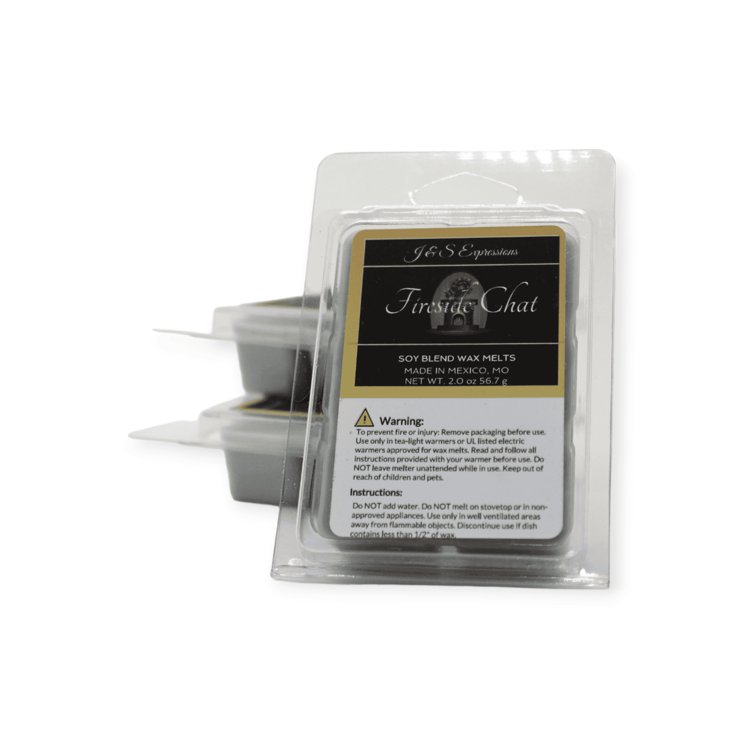 Fireside Chat Wax Melt - J&S Candles