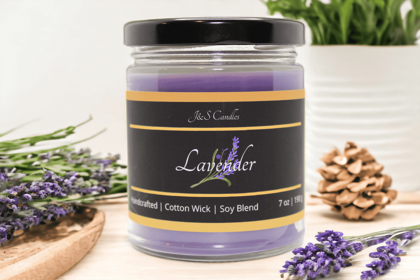 Lavender Candle - J&S Candles