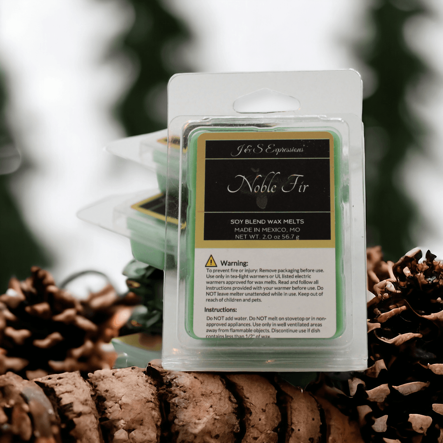 Noble Fir Wax Melt - J&S Candles