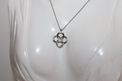 Sterling Silver Clover Necklace