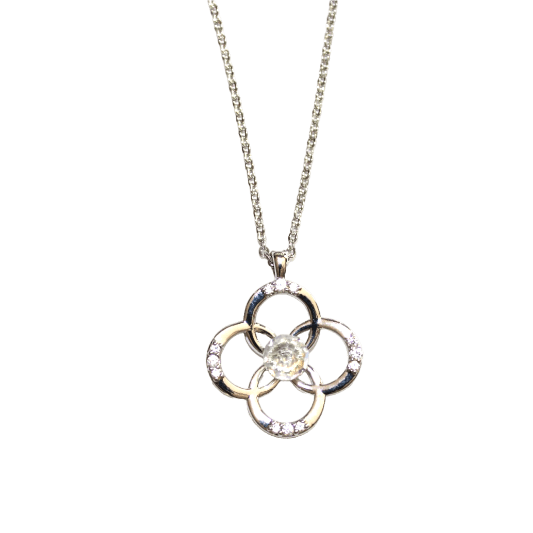 Sterling Silver Clover Necklace