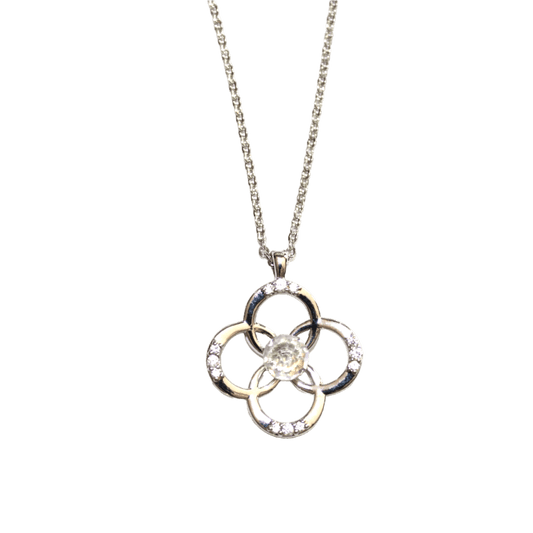 Sterling Silver Clover Necklace