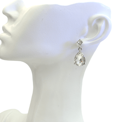 Teardrop Earrings with Swarovski® Crystals