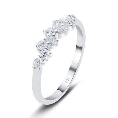 Perfect Designed CZ Silver Ring