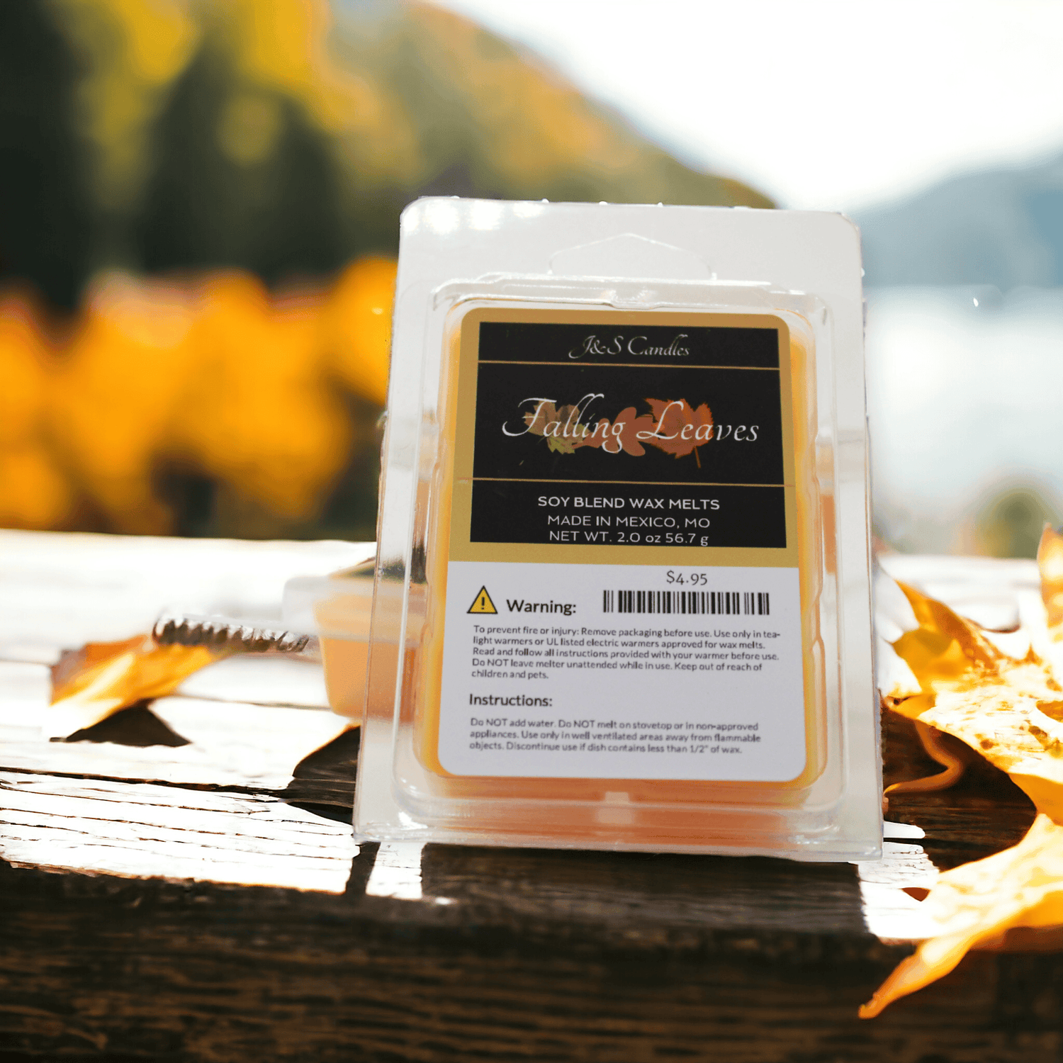 Falling Leaves Wax Melt - J&S Candles