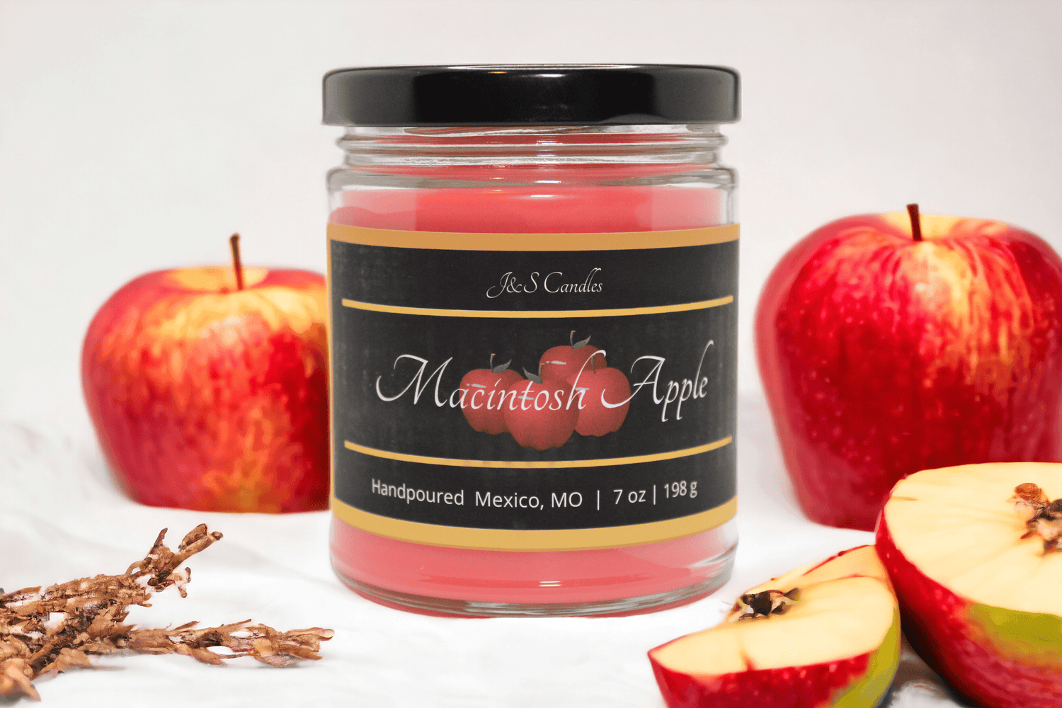 Macintosh Apple Candle - J&S Candles