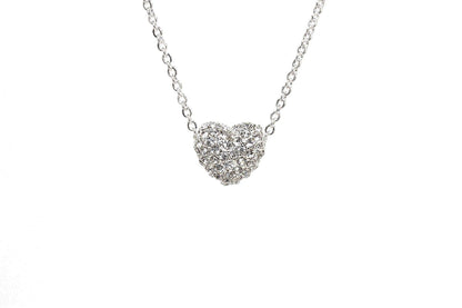 Pave Heart Necklace - J & S Expressions